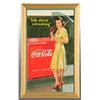 Image 1 : Cardboard Coca-Cola Vertical Poster.