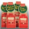 Image 1 : Set of 4 Cardboard Coca-Cola Carton Display Signs.