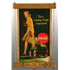 Image 1 : Cardboard Coca-Cola Poster.