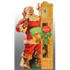 Image 1 : Cardboard Coca-Cola Die-Cut Santa Sign.