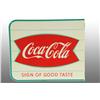 Image 1 : Heavy Tin Coca-Cola Flange Sign.