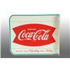 Image 2 : Heavy Tin Coca-Cola Flange Sign.