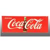 Image 1 : Tin Coca-Cola Horizontal Sign.