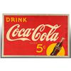 Image 1 : Tin Coca-Cola Sign.