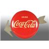 Image 1 : Tin Coca-Cola Button & Arrow.
