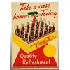 Image 1 : Tin Coca-Cola Sidewalk Sign.
