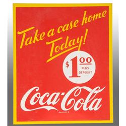 Masonite Coca-Cola Sign.