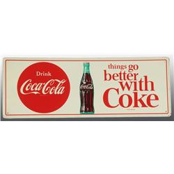 Tin Coca-Cola Kickplate.