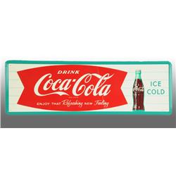Tin Coca-Cola Sign.