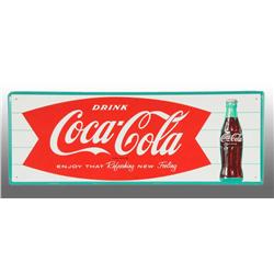 Tin Coca-Cola Sign.