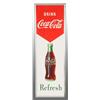 Image 1 : Tin Coca-Cola Vertical Sign.