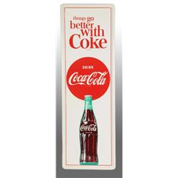 Tin Coca-Cola Sign.