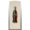 Image 1 : Coca-Cola Pilaster Bottle Sign with Button.