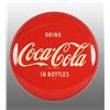 Image 2 : Coca-Cola Pilaster Bottle Sign with Button.