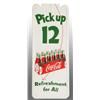 Image 1 : Tin Coca-Cola Pilaster Sign.