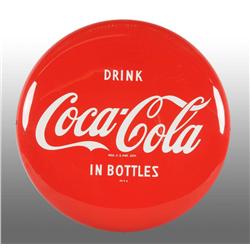 Tin Coca-Cola Button Sign.