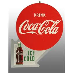 Tin Coca-Cola "Ice Cold" Flange Sign.