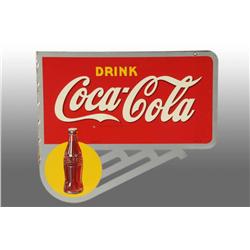 Heavy Tin Coca-Cola Flange Sign.