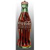 Image 1 : Embossed Tin Coca-Cola Bottle Sign.