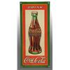 Image 1 : Embossed Tin Coca-Cola Sign.