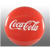 Image 1 : Porcelain Coca-Cola Button Sign.