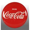 Image 1 : Tin Coca-Cola Button Sign.