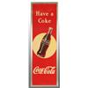 Image 1 : Aluminum Coca-Cola Sign.