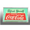 Image 1 : Plastic & Metal Coca-Cola Fluorescent Sign.
