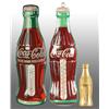 Image 1 : Lot of 3: Assorted Coca-Cola Bottle Thermometers.