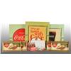 Image 1 : Lot of 8: Assorted Coca-Cola Items.