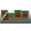 Lot of 4: Lucky Strike Tobacco Pocket Tins.
