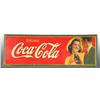 Image 1 : Tin Coca-Cola Sign with Guy & Gal.