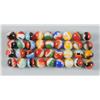 Image 1 : Assortment of Machine-Made Marbles.
