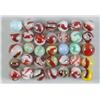 Image 1 : Assortment of Oxblood Marbles.