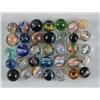 Image 1 : Assortment of Handmade Marbles.