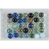 Image 1 : Assortment of Handmade Marbles.
