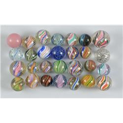 Assortment of Handmade Marbles.