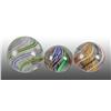 Image 1 : Lot of 3: German Swirl Marbles.
