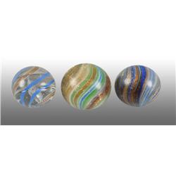 Lot of 3: Lutz Marbles.