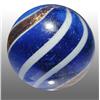 Image 1 : Lutz Blue Glass Swirl Marble.