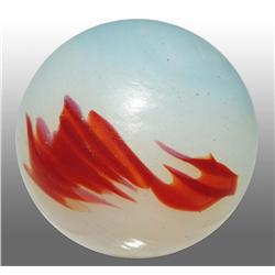 Red & Green Lightning Bolt Marble.
