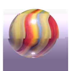 Akro Agate 4-Color Corkscrew Marble.