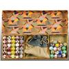 Image 1 : Akro Agate Art Deco Gift Box of Marbles.
