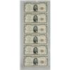 Image 1 : Uncut Sheet of $5.00 Bills.