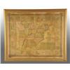 Image 1 : Paper on Linen Map of American Republic.
