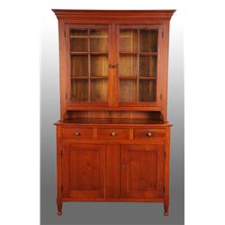 Cherry Stepback Cupboard.