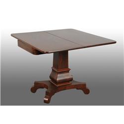 Mahogany Game Table.