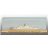 Image 1 : Desktop Glass Enclosed SS Statendam Ship Model.