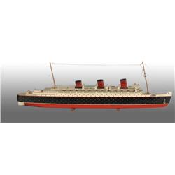 Queen Mary Ocean Liner Travel Agent Display Model.