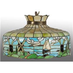 Stained Glass & Leaded Hanging Shade.